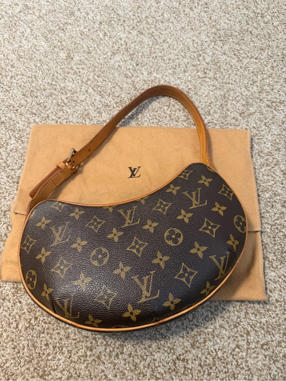 Louis Vuitton Monogram Croissant PM Shoulder Bag